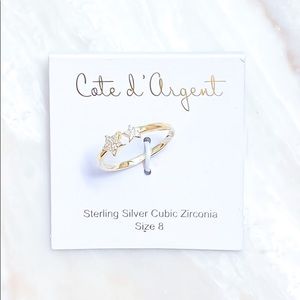 Cote D Argent CZ GP 925 Star Ring